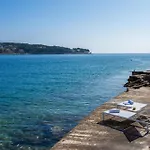 Luxury Seafront White Sparkle Brac With Heated Pool Sumartin